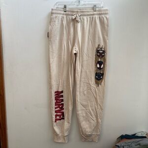 Marvel Spider Man sweatpants size L in VGUC
